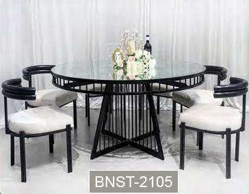 Round Banquet Table Set